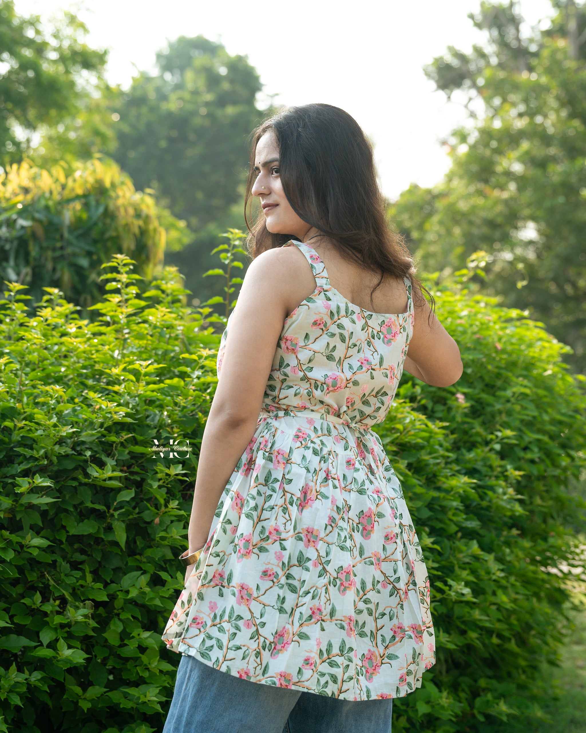 Floral Elegance Sleeveless Top